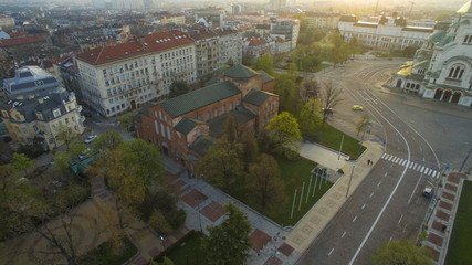 Canvas Print - Aerial view of St. Sofia church, Sofia, Bulgaria