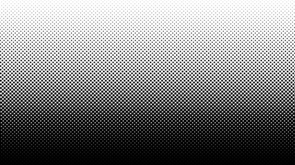 Gradient halftone pattern vertical vector illustration. Black white dots halftone texture. Pop Art black white halftone Background. Background of Art. AI10