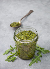 Canvas Print - arugula pesto