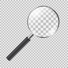 Realistic Magnifying Glass