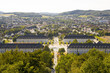 Hemer, Sauerland, North Rhine Westphalia ,Germany - August 16 2013: Panoramic View over Hemer city during summer
