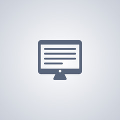 Poster - Monitor icon, Display icon
