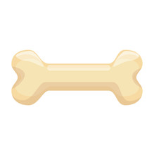 Bone Toy Mascot Icon Vector Illustration Design