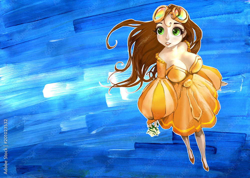 orange dress anime SeeU - VOCALOID - Image by tiny (tini3030) #847463