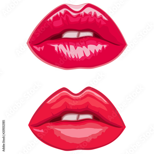 Lips Set Of Icons Beauty Logo Abstract Concept Vector Illustration On White Background Stock Vector Adobe Stock In natural lip care formulas, commonly used chemicals are replaced with ingredients derived from organic lip treatments take natural care one step further. abstract concept vector illustration