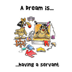  Mum is telling her daughter off to clean her room 