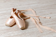 © Роман Самсонов - Ballerina shoes, Pointe shoes without people