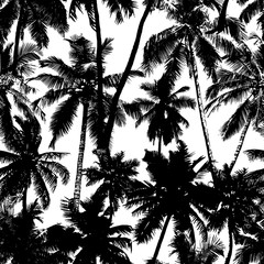 seamless palm pattern