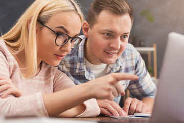 Poster - Business partners work at modern office