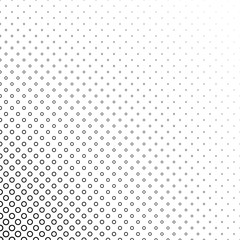 Poster - Black and white circle pattern design - vector background