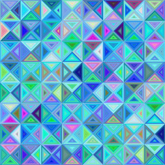 Poster - Colorful regular triangle mosaic vector background design