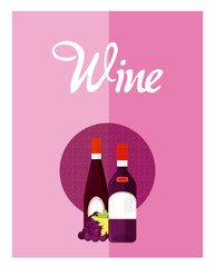 Sticker - Wine menu cover