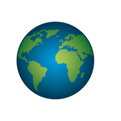 Sticker - world planet ecology icon vector illustration design