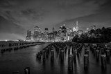 Fototapeta Mosty linowy / wiszący - View of Manhattan in New York City