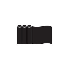 Poster - a roll of a paper for a press icon. Element of printing house illustration. Premium quality graphic design icon. Signs and symbols collection icon for websites, web design
