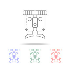 Poster - binoculars icon. Elements of camping multi colored icons. Premium quality graphic design icon. Simple icon for websites, web design; mobile app, info graphics