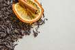 Cinnamon, orange and black tea.