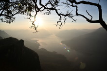Mae Ping National Park At Sunrise, Pha Dang Luang View Point, Li, Lamphun, Thailand