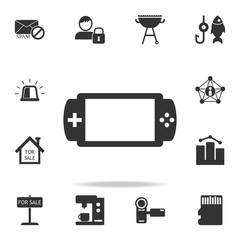 Poster - Handheld game console icon. Detailed set of web icons. Premium quality graphic design. One of the collection icons for websites, web design, mobile app
