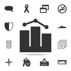 Poster - Graph Icon in trendy icon. Detailed set of web icons. Premium quality graphic design. One of the collection icons for websites, web design, mobile app