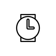 Wrist Watch icon. Element of minimalistic icons for mobile concept and web apps. Thin line icon for website design and development, app development