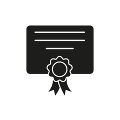 Canvas Print - vector certificate icon