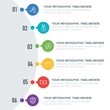 © djvectors - Flat business, money infographic timeline template with 7 options for presentations, advertising, annual reports