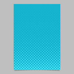 Poster - Light blue abstract halftone ellipse pattern page template - vector flyer background graphic design from diagonal elliptical dots