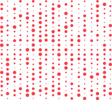 Red And White Polka Dot Background -Pattern