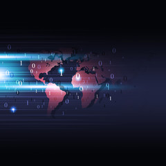 Binary Coding digital Background