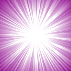 Poster - Gradient abstract geometrical ray burst background - retro vector graphic design with radial lines