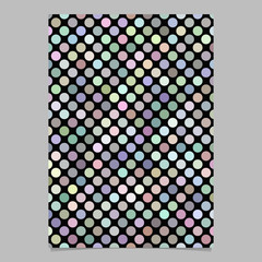 Poster - Colorful abstract dot pattern brochure background - vector stationery template design