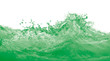 Giclée de jus de menthe-splach-vague-fraîcheur-liquide vert