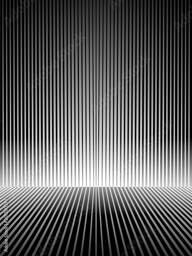 Dekoracja na wymiar  czarno-bialy-wzor-linii-paskiem-abstrakcyjna-grafika