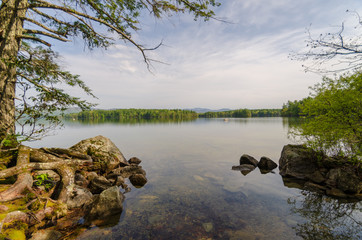 Wall Mural - A view of the Lakes Region of New Hampshire