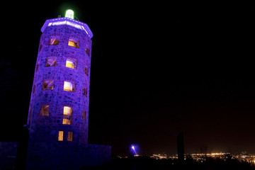 Poster - Enger Tower is a tourist destination and scenic view in Duluth, Minnesota