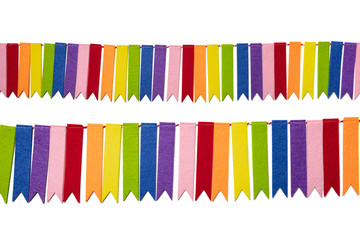 Wall Mural - Colorful Banner with Felt Tabs
