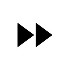 Poster - rewind mark icon. Element of minimalistic icon for mobile concept and web apps. Signs and symbols collection icon for websites, web design, mobile app