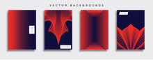 Vector Cover Designs. Future Poster Template. Smartphone Modern Background Set.