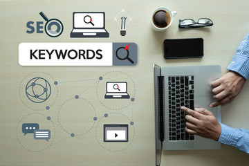 Poster - Keywords Research COMMUNICATION  research, on-page optimization, seo