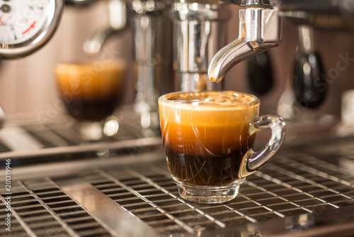 Fotografía Perfect shot of espresso coffee.