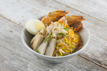 Poster - malaysian prawn noodle