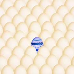 Sticker - Easter eggs background