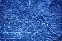 Ultra Marina Brick Wall Stone Background - Texture For Continuous Rocks