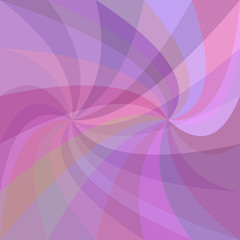 Poster - Abstract double swirl background - vector graphic design from swirling rays in purple tones