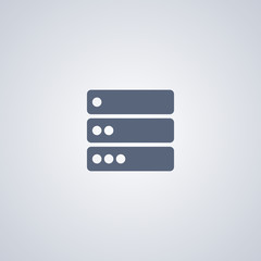 Poster - Database icon, server icon