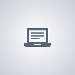 Poster - Laptop icon