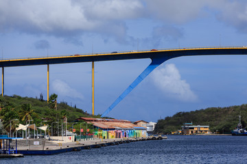 Wall Mural - Queen Juliana Bridge Over Curacao