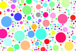 Abstract colored circles, bubbles, sphere or ellipses shape pattern. Texture, decoration, template & details.
