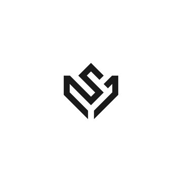 SM logo icon monogram